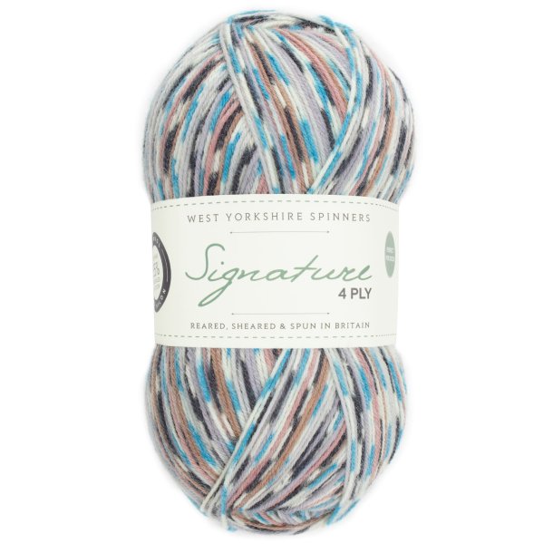 WYS - Signature 4ply Country Birds - uld/strmpegarn - Jay 1167 - 100g